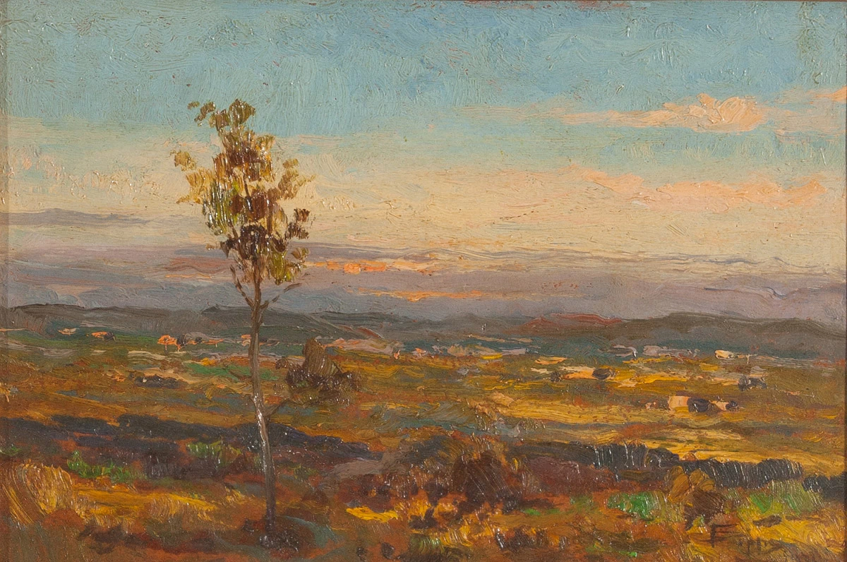 Paesaggio con alberello